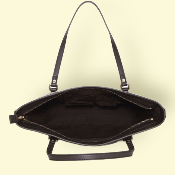 GUCCI ORIGINAL GG SUPREME CANVAS ZIP POCKET LARGE TOTE - Picture 3 of 6